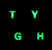 Backlit Key Zoom - Green - 0652
