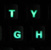 Backlit Key Zoom - Green NVIS GrAcB - 1814