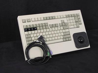 Cortron Model 121 Keyboard T20D  Non-Backlit Table Top Enclosure Alternate Pointing Device Port