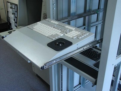 Cortron Model 121 Keyboard T20D  Non-Backlit Rack Mount Enclosure Old style trackball protocol.