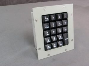 Cortron Model KP19 Keypad No Pointing Dev  Backlit Panel Mount Enclosure Extreme Shock and Water