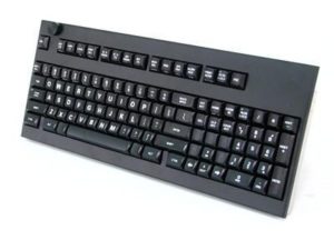 Cortron Model 100 Keyboard No Pointing Dev  Backlit Table Top Enclosure Custom Legends.