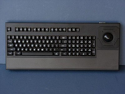 Cortron Model 100 Keyboard T20D  Backlit Table Top Enclosure Sun Microsystems Key Legends