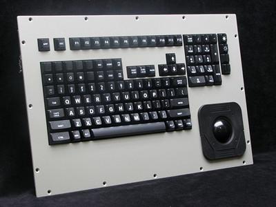 Cortron Model 121 Keyboard T20D  Backlit Panel Mount Enclosure Multiple I/Os.