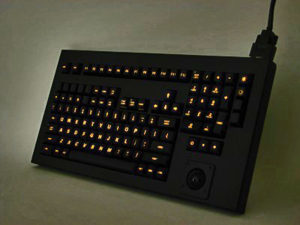 Cortron Model 121 Keyboard T14  Backlit Table Top Enclosure