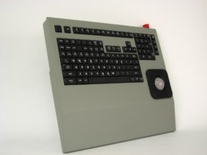 Cortron Model 121 Keyboard T20D  Backlit Rack Mount Enclosure Custom Legends.