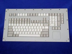 Cortron Model 121 Keyboard No Pointing Dev  Non-Backlit Panel Mount Enclosure