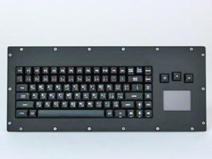 Cortron Model 80 Keyboard TP001  Backlit Panel Mount Enclosure Arabic Legends.