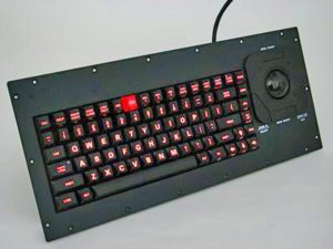 Cortron Model 80 Keyboard T20D  Backlit Panel Mount Enclosure Customer defined legends and silkscreen