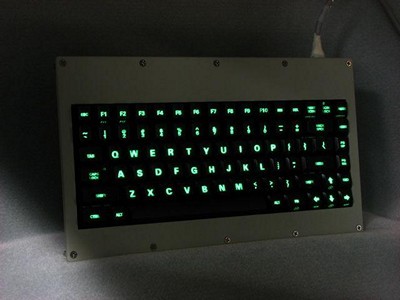 Cortron Model 80 Keyboard No Pointing Dev  Backlit Panel Mount Enclosure