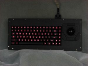 Cortron Model 80 Keyboard T20D  Backlit Panel Mount Enclosure