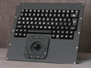Cortron Model 84 Keyboard J006 JoyGrip Backlit Panel Mount Enclosure