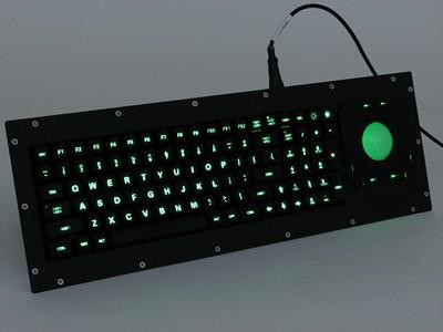 Cortron Model 90 Keyboard T20D  Backlit Panel Mount Enclosure light weight version.