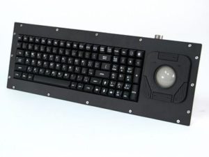 Cortron Model 90 Keyboard T20D  Backlit Panel Mount Enclosure Arabic Legends.