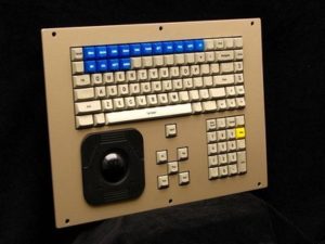 Cortron Model CUSTOM-KB Keyboard T20D  Non-Backlit Panel Mount Enclosure