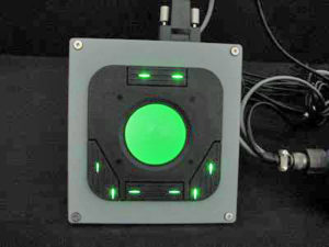 Cortron Model T20D Pointing Device T20D  Backlit Panel Mount Enclosure Remote Brightness Control