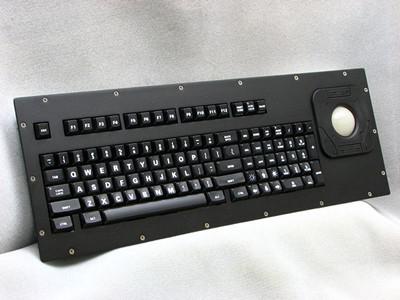 Cortron Model 100 Keyboard T20D  Backlit Panel Mount Enclosure Extreme Shock MIL-STD-901, Grade A, Special Drainage, O-Ring Gasket.