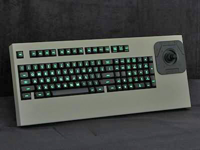 Cortron Model 100 Keyboard J006 JoyGrip Backlit Table Top Enclosure