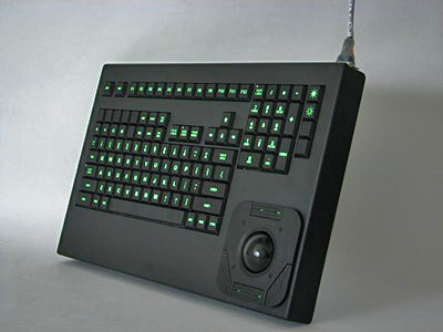 Cortron Model 121 Keyboard T20D  Backlit Table Top Enclosure