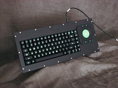 Cortron Model 80 Keyboard T20D  Backlit Panel Mount Enclosure light weight version.