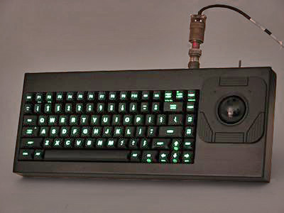 Cortron Model 80 Keyboard T20D  Backlit Table Top Enclosure Light Weight, Special Paint, Elevated Quality Level.
