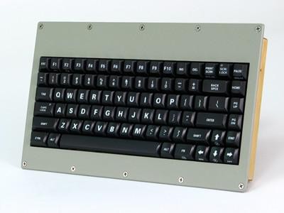 Cortron Model 80 Keyboard No Pointing Dev  Backlit Panel Mount Enclosure Extreme shock protection MIL-STD-901D Grade A.
