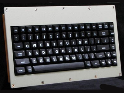 Cortron Model 80 Keyboard No Pointing Dev  Backlit Panel Mount Enclosure Extreme shock MIL-STD-901 Grade A, controls remote keypad.