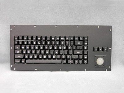 Cortron Model 80 Keyboard T14  Backlit Panel Mount Enclosure