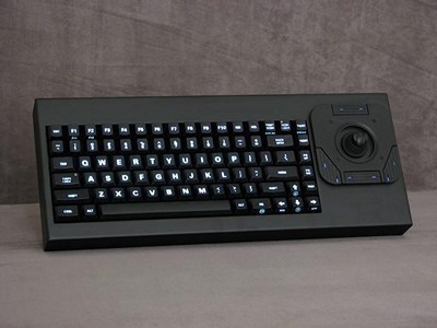 Cortron Model 80 Keyboard J006 JoyGrip Backlit Table Top Enclosure