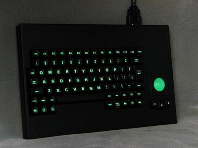 Cortron Model 84 Keyboard T14  Backlit Table Top Enclosure