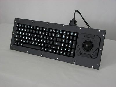 Cortron Model 90 Keyboard T20D  Backlit Panel Mount Enclosure Extreme Shock MIL-STD-901, Grade A.