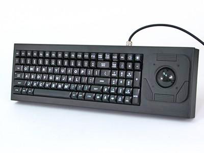 Cortron Model 90 Keyboard T20D  Backlit Table Top Enclosure Airborne Light Weight, Dual USB ports.
